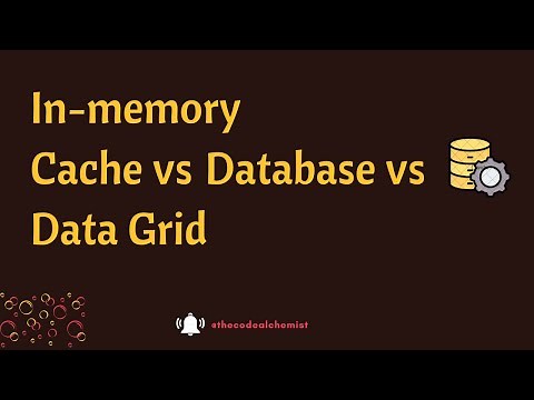 In-Memory Cache, Databases, and Data Grids: What's the Difference?
