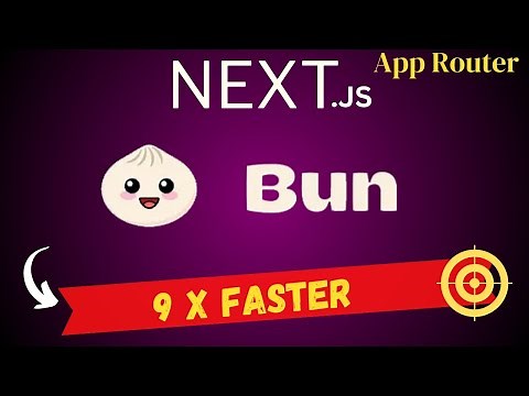 Create Next.js Project with BUN.js 10x Faster