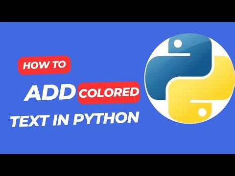 How to Add Colored Text in Python : Super Easy Beginner Trick