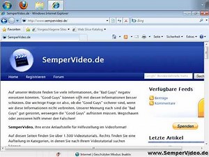 Internet Explorer 8: Menüleiste permanent einblenden