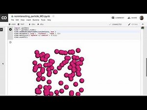 Coding noninteracting particle MD in python
