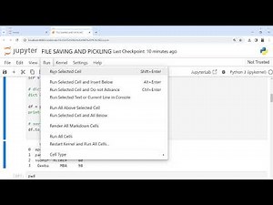 Machine Learning - Savings data frame to csv file and pickle