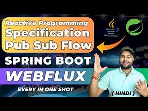 🔥Every thing about Reactive Stream Specification | Spring Boot Web Flux in Hindi