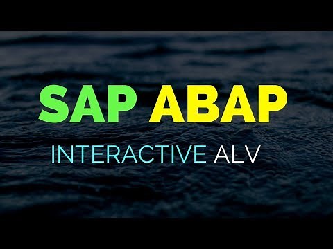 SAP ABAP [2020] : Interactive ALV Report
