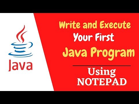 How to write your first Java Program "HELLO WORLD" using NOTEPAD || JAVA Tutorial for beginners