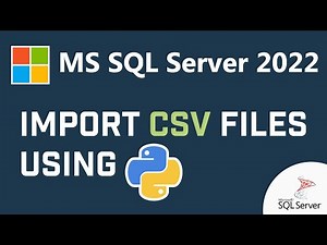 Import Multiple CSV Files (Data Files) to SQL Server With Python (Source Code In Description)