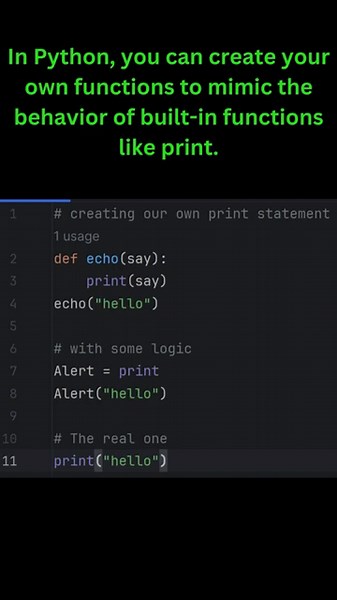Make Your Own Print Function in Python (Yes, Really!)