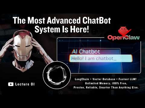 Building the Most Advanced Chatbot System 🔥😎 | LangChain + Vector DB | Lecture 1 | Jarvis Python