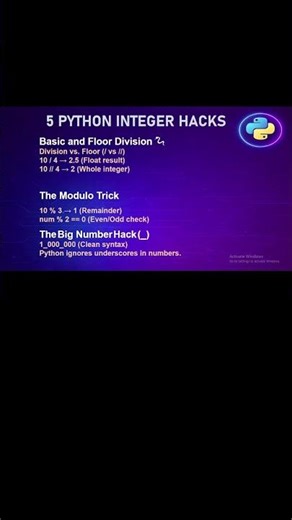 Python Data Types & Variables: 5 Integer Tricks You Need