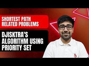 DSA in Python- Dijkstra’s Algorithm Using Set | Why Priority Queue is Better | Graphs Part 145