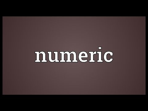 Numeric Meaning
