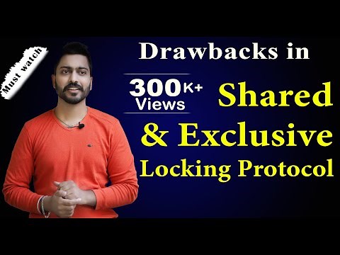 Lec-87: Drawbacks in Shared/Exclusive Locking Protocol with Example | Concurrency Control Part-2