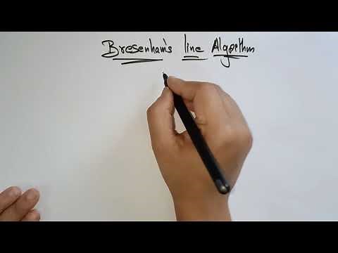 Bresenham's Line Algorithm | Introduction | CG | Computer Graphics | Lec-16 | Bhanu Priya