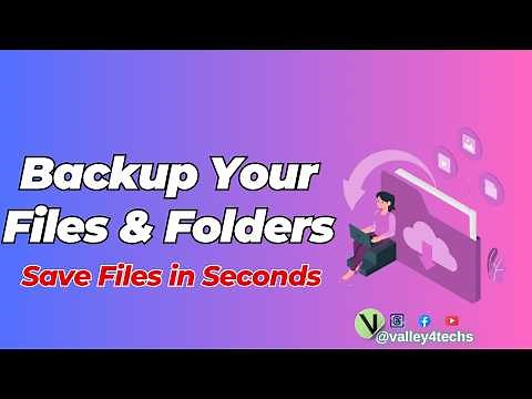 How to Back Up Files and Folders in Windows Using a Simple Batch File