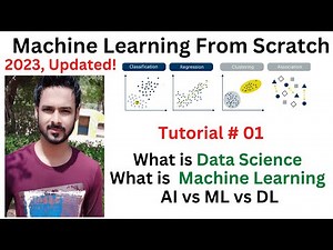 Tutorial 01: What is Data Science | What is Machine Learning | AI vs ML vs DL