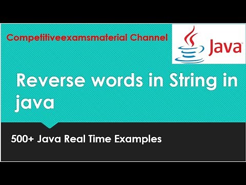 How to reverse words in String in java?