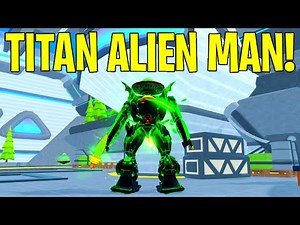 TITAN ALIEN MAN SHOWCASE IN TOILET TOWER DEFENSE (HALLOWEEN UPDATE)