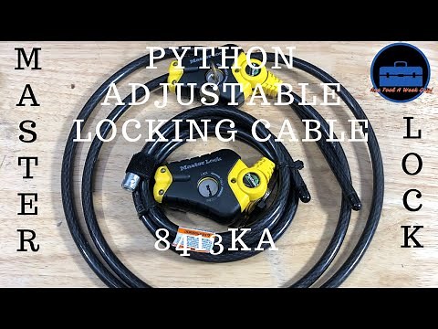 Master Lock Python Adjustable Locking Cable