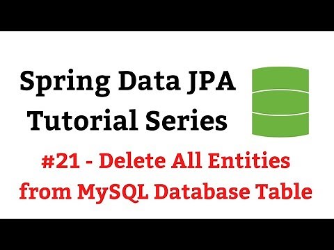 Spring Data JPA CrudRepository - deleteAll() Method
