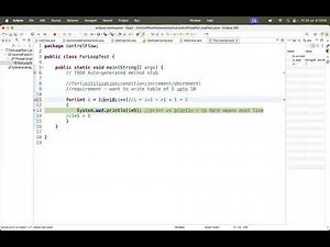 Mastering Java | For Loop