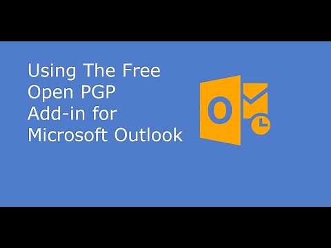 Free Microsoft Outlook Open PGP Add-on