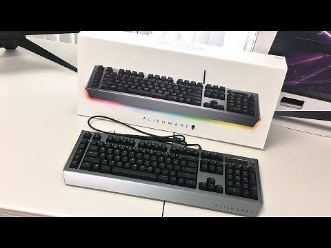 Alienware Pro Gaming Mechanical Keyboard - Unboxing and Review in 4K