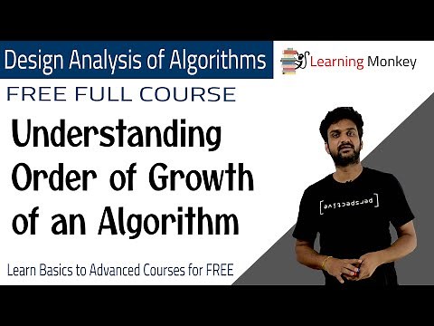 Understanding Order of Growth of an Algorithm || Lesson 14 || Algorithms || Learning Monkey ||