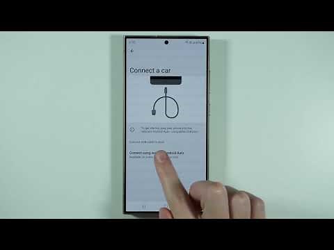 Samsung Galaxy S25 Ultra: How to Connect to a Car (Set Up Android Auto)