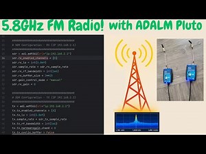 Build Your Own FM Radio Station at 5.8 GHz and Tune Into It | ADALM Pluto SDR + Full Python Code