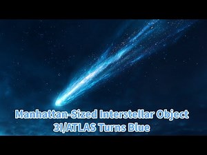 Harvard Scientist: Manhattan-Sized Interstellar Object 3I/ATLAS Turns Blue — Possible Alien Engine?