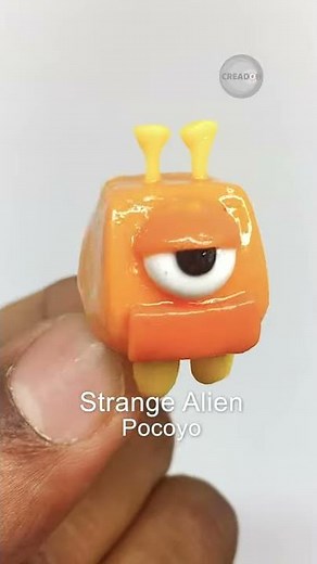 Strange Alien (Pocoyo) - Polymer clay tutorial