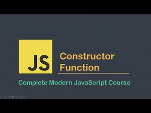 JavaScript Constructor Function