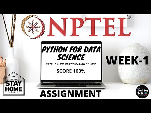 NPTEL Python for Data Science Week 1 Quiz Assignment Solutions || August 2020 || Swayam