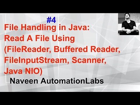 Part 4 : File Handling in Java : Read A File (FileReader, Buffered Reader, FileInputStream)