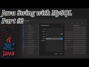 Java Swing and MySQL | Select, Insert, Delete, Update and Desing using FlatLaf - Part #2