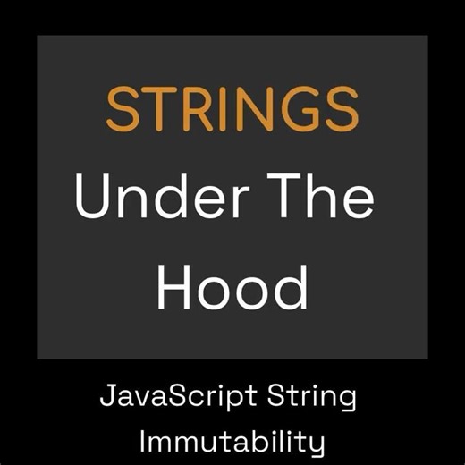 Lesson 15 — Strings under the hood #javascript #crypto #frontendcourse #js #cybersecurity #frontend