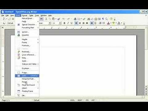 OpenOffice Tutorial