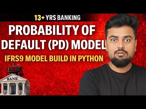 17. Probability of default Model in Python 💻 | IFRS 9 in Credit Risk Modeling Explained!