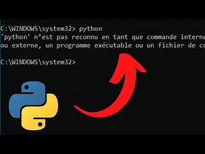 Python n'est pas reconnu en tant que commande interne ou externe