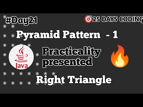 Java Pattern🔥 Programming: Building Right-Angle Triangles Simplified 🪄 #javaintamil