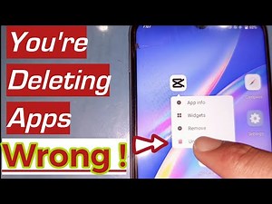 The Correct Way To Remove Apps From Your Phone - You Slow Down & Storage Full Your Phone by Junk