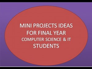 Mini Projects ideas for computer science and IT students