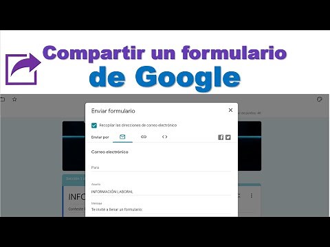 COMO COMPARTIR UN FORMULARIO DE GOOGLE