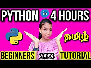 Python Tutorial - Python Full Course for Beginners in Tamil 2025‼️#python