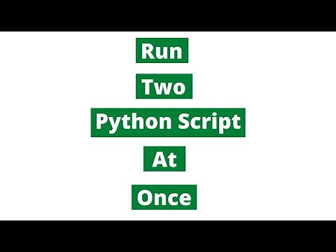 Run Two Python Scripts at Once | #Shorts