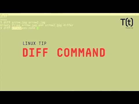 How to use the diff command: 2-Minute Linux Tips