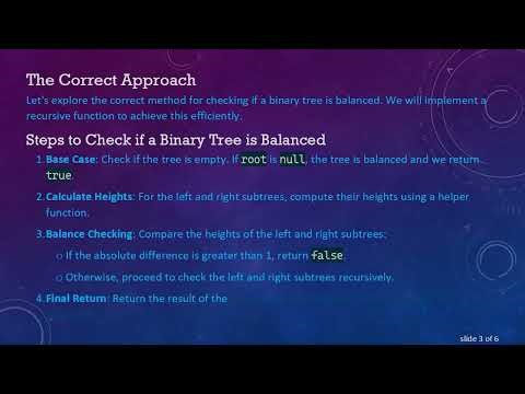 How to Check If a Binary Tree Is Balanced