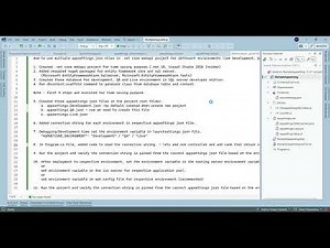 How to Use Multiple appsettings.json Files in .NET Core Web API | Environment-Based Configuration