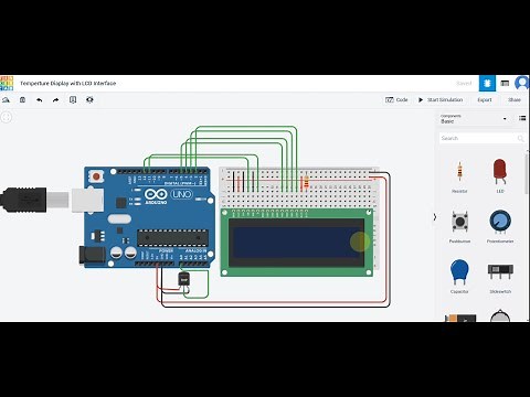 Programming with Arduino: Temperature Sensor, Celsius to Fahrenheit Conversion & LCD Display