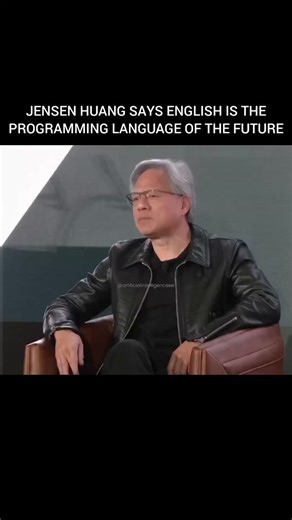 The Neural Feed on Instagram: "Forget Python, Java, or C++. According to NVIDIA CEO Jensen Huang, the ultimate programming language of the future is... English! 🗣️ ​In this thought-provoking clip, Jensen discusses how AI is revolutionizing our interaction with computers. Instead of writing complex lines of code, we'll simply tell the computer what we want in plain English. 🤯 ​Key Takeaways: ​Prompt Engineering is the New Coding: Learning how to effectively communicate your ideas to AI will be 